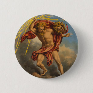 Tobacco Label, 1868. 6 Cm Round Badge