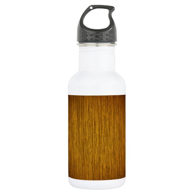 Tobacco Sunburst Grainy Wood Background 532 Ml Water Bottle (Front)