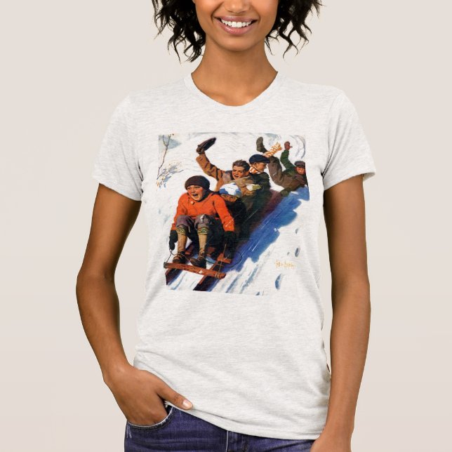 Tobagganing T-Shirt (Front)