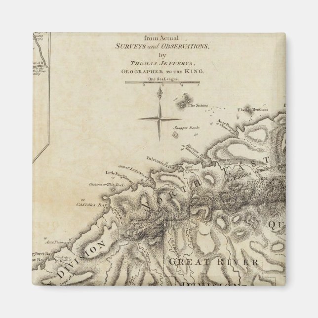 Tobago from actual surveys and observations magnet (Front)