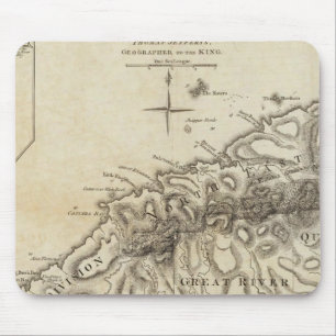 Tobago from actual surveys and observations mouse pad