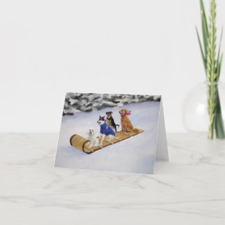 Tobbagan Tails note card