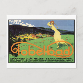 Tobelbad Vintage Travel Poster Postcard