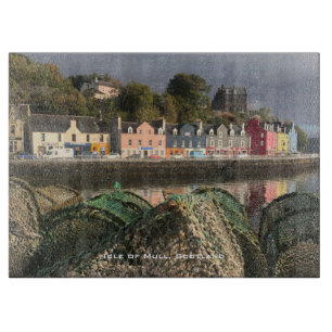 Tobermory, Isle of Mull, Scotland. Scottish Scene Cutting Board