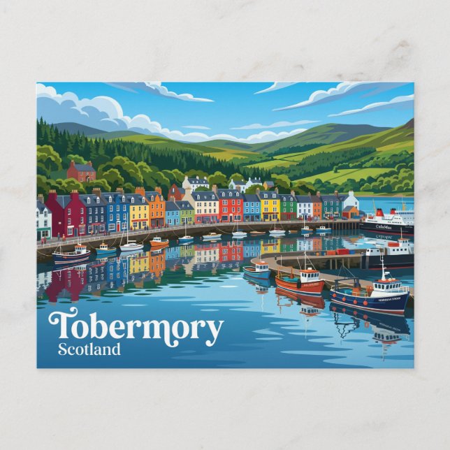 Tobermory Scotland Postcard (Front)