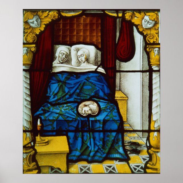 Tobias and Sarah in bed Poster (Front)