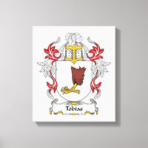 Tobias Family Crest Canvas Print