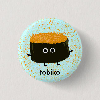 Tobiko Sushi 3 Cm Round Badge