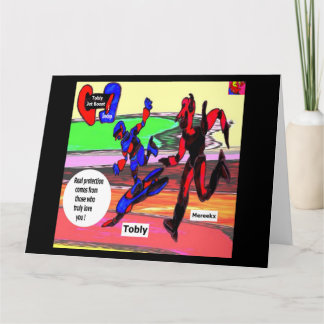 Tobly Jet Boost 1 Greetings Card