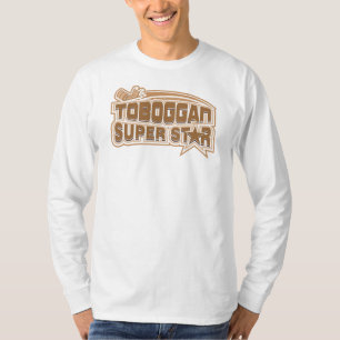 Toboggan Superstar Winter Sports Novelty T-Shirt