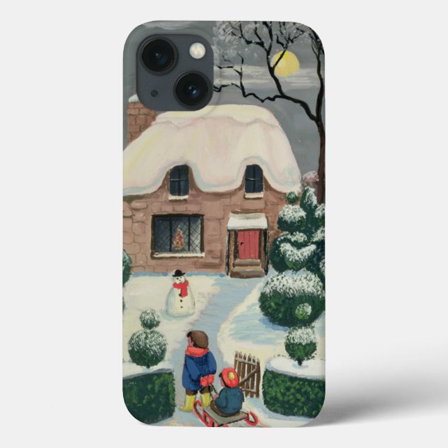 Tobogganing Case-Mate iPhone Case (Back)