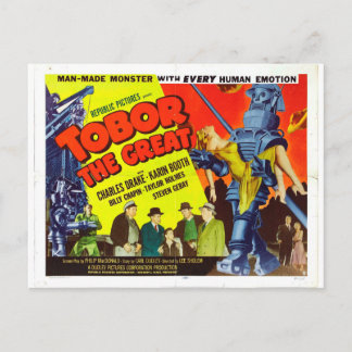 TOBOR THE GREAT POSTCARD