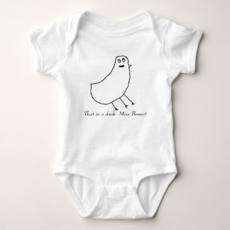 TOBS duck Baby Bodysuit