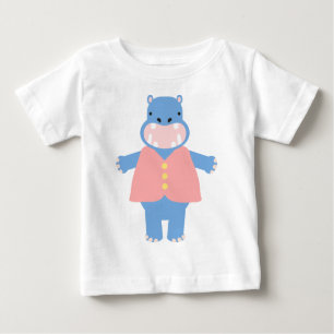 Toby Hippo Baby T-Shirt