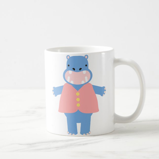 Toby Hippo Coffee Mug (Right)
