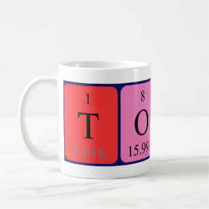 Toby periodic table name mug