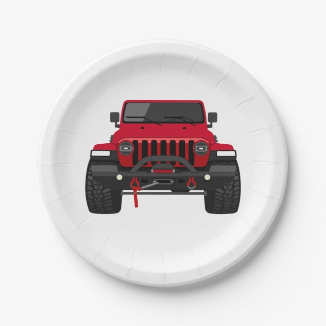 Toby the Red Paper Plate (Front)