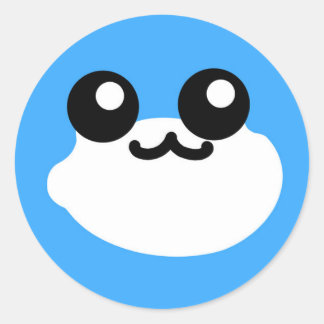 Toby Toad God Face Classic Round Sticker