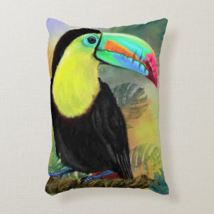 Toco Toucan Bird Accent Pillow