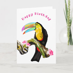 Toco Toucan Birthday Card