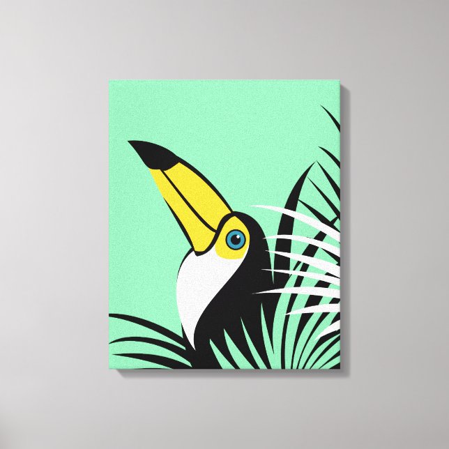 Toco Toucan Jungle bird Canvas Print (Front)