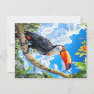 Toco toucan postcard
