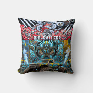 TOCOCLAWS Bio-Armour Monster Truck - Toxic Skull Cushion