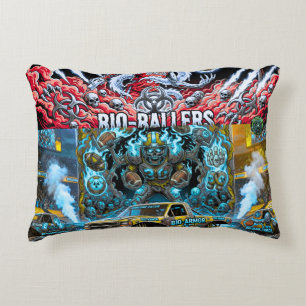TOCOCLAWS Bio-Armour Monster Truck - Toxic Skull Decorative Cushion