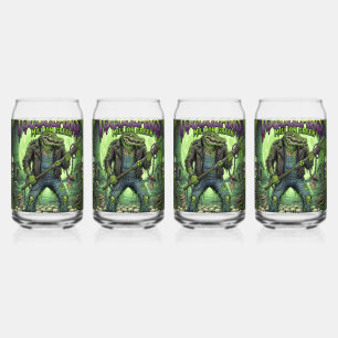 TOCOCLAWS Million Green Alligator Monster Throw Can Glass