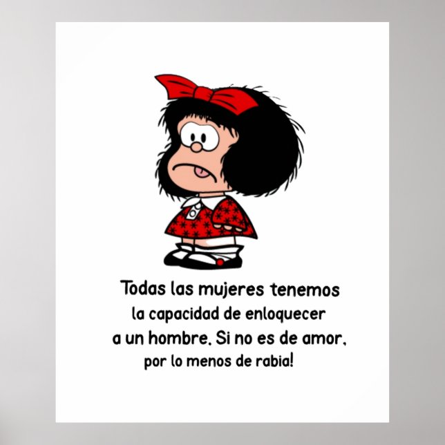 Todas las mujeres and Mafalda Poster (Front)