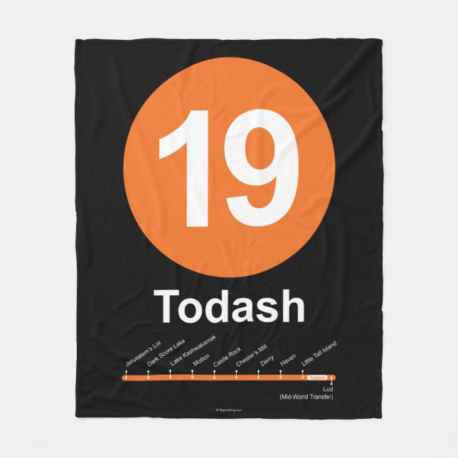 Todash Fleece Blanket (Front)