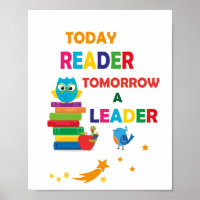Today a Reader, Tomorrow a Leader Digital Art