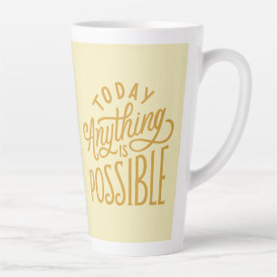 Today Anything Is Possible Retro Floral Mug – Posi