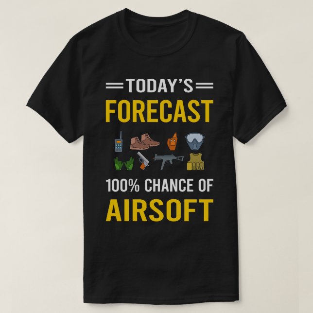 Today Forecast Airsoft T-Shirt (Design Front)