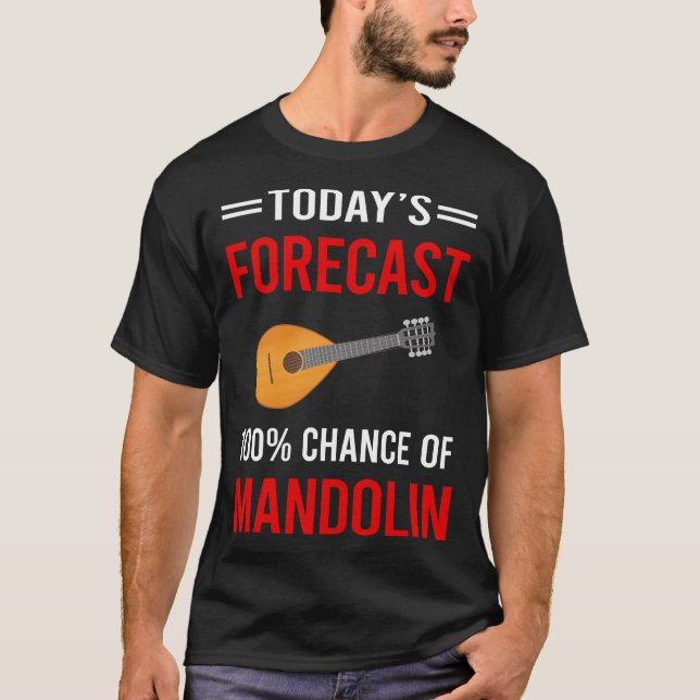 Today Forecast Mandolin T-Shirt (Front)