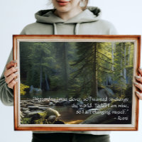 Today I Am Wise Quote Nature Landscape