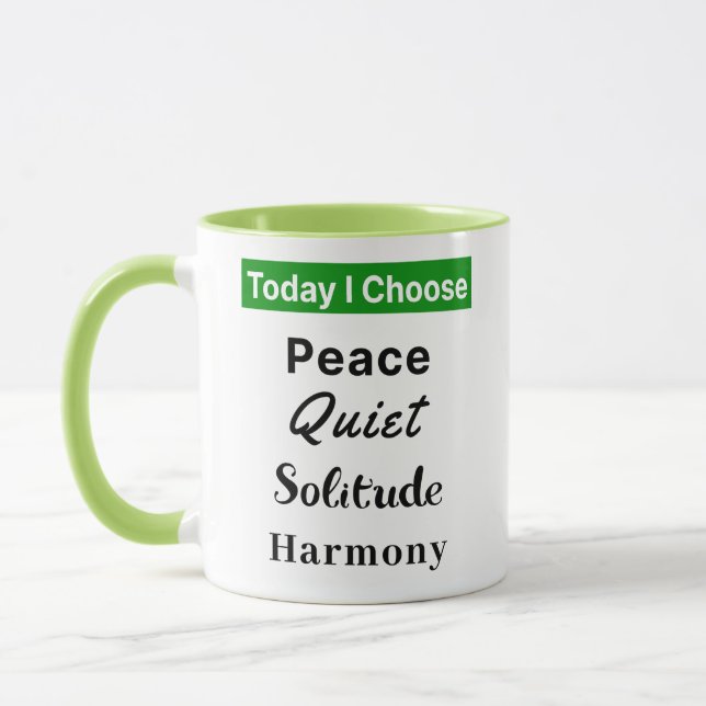 Today I Choose - Combo Mug (Left)