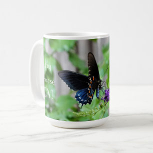 Today I Choose Joy, Pretty Butterfly Coffee Mug