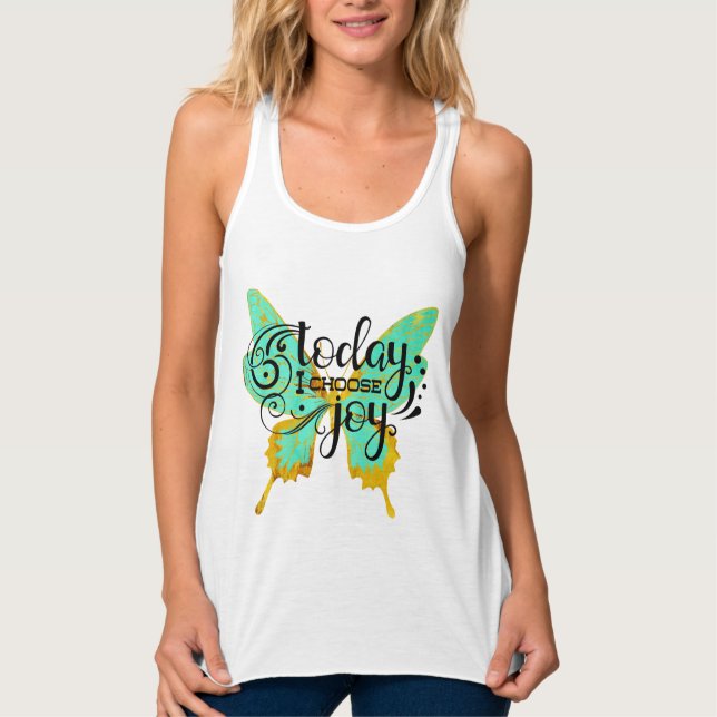 Today I Choose Joy  Tank Top (Front)