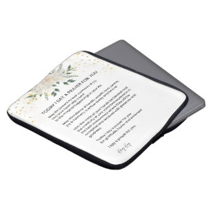 Today I Say A Prayer For You - Hope Peace Poem Laptop Sleeve