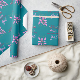 Today, I will choose Peace that comes from God  Wrapping Paper