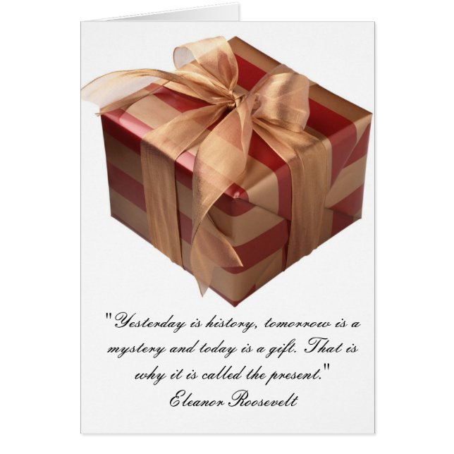 Today is a gift (Front)