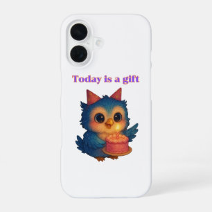 Today is a Gift – Gratitude Reminder iPhone 16 Case