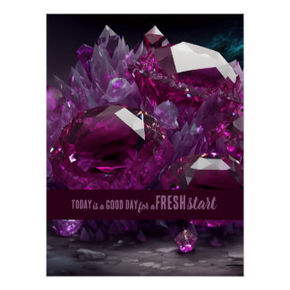 Today is a Good Day Fresh Start Motivational Quote Poster