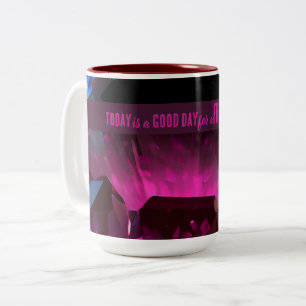 Today is a Good Day Fresh Start Motivational Quote Two-Tone Coffee Mug