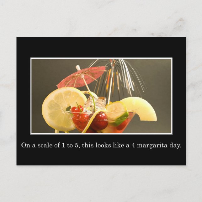 Today is a highly rated day postcard (Front)