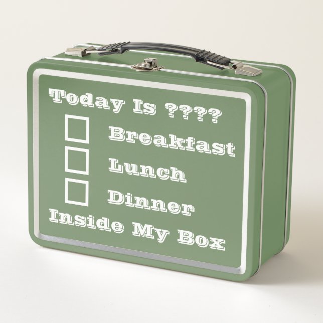 Today Is Breakfast Lunch Or Dinner Inside My Box ? (Front)