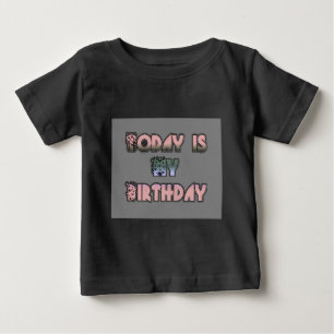 Today is My Birthday Baby Pink Art Print T-Shirt