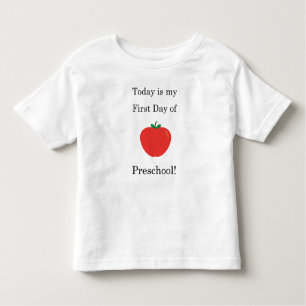 Today is my First Day of Preschool! Toddler T-Shirt