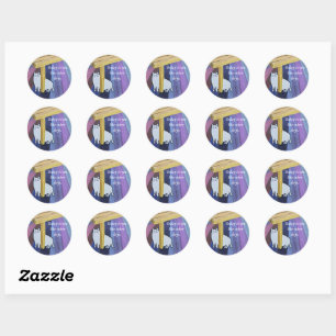 Today is not like other days  classic round sticker